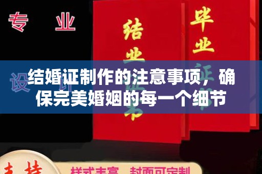 定襄结婚证制作的注意事项，确保完美婚姻的每一个细节