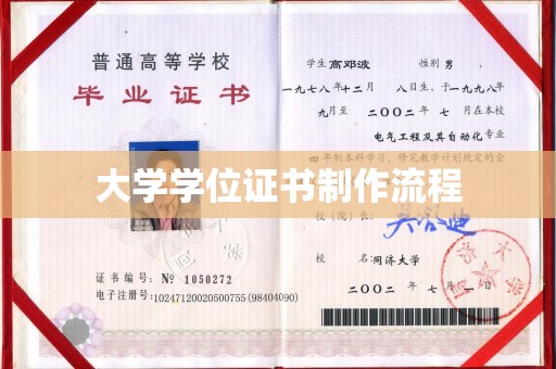 定襄大学学位证书制作流程