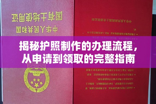 定襄揭秘护照制作的办理流程，从申请到领取的完整指南